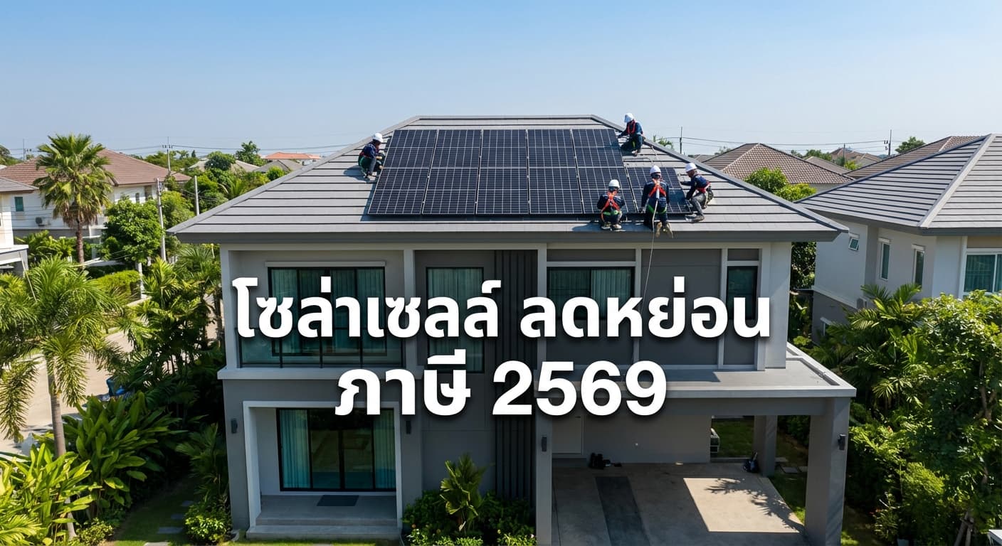 โซล่าเซลล์ ลดหย่อน ภาษี 2569: ติดตั้งคุ้มค่ากับ เอนีเทค ฉะเชิงเทรา